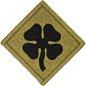 4th Army OCP Scorpion Shoulder Patch With Velcro